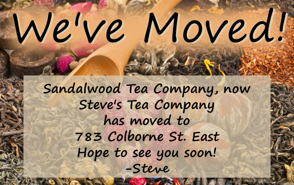 Sandalwood Tea Company has moved to 783 Colborne St. East